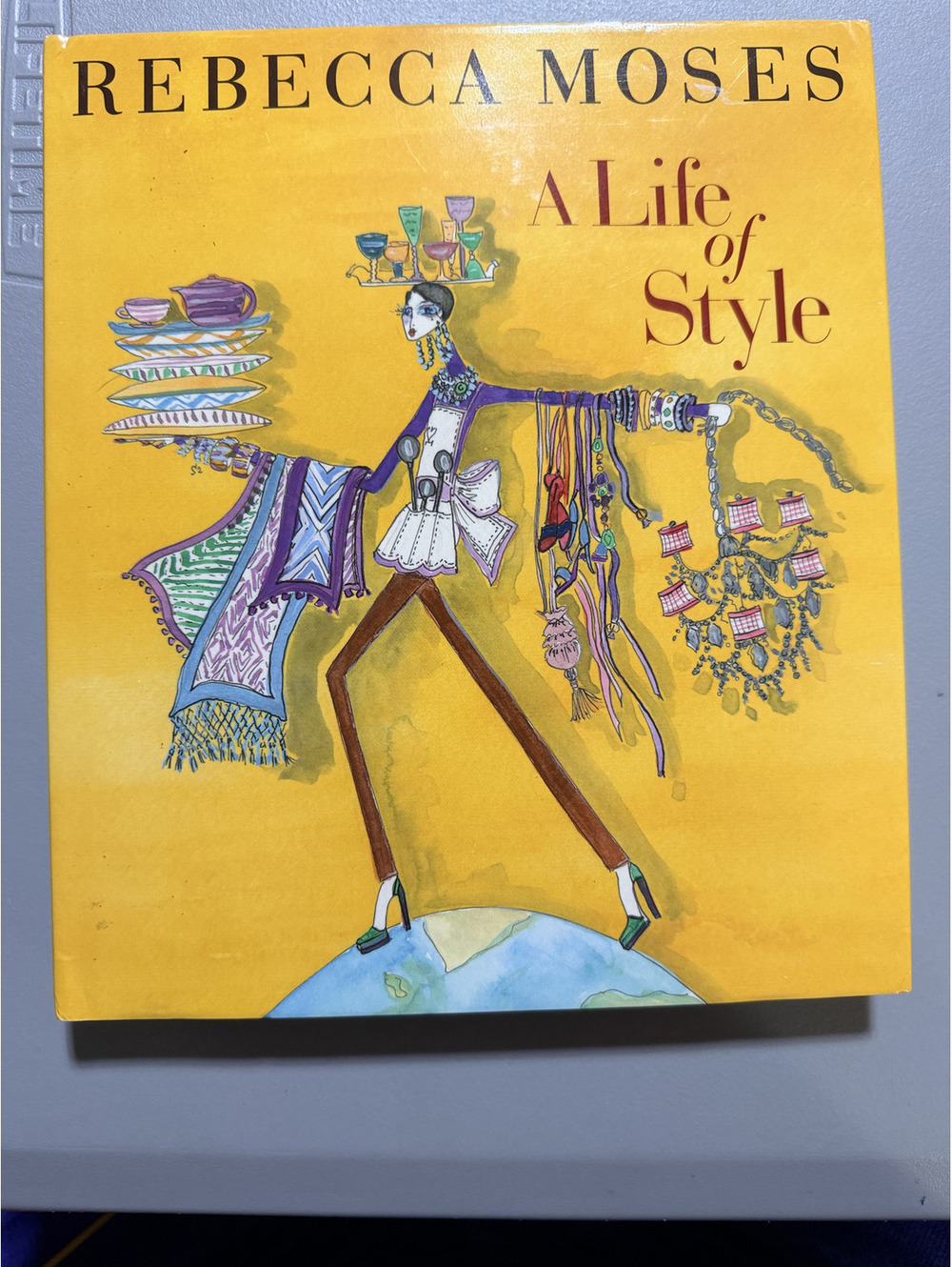 A Life of Style Rebecca Moses Signed 1st Edition Fashion Home Entertaining Book